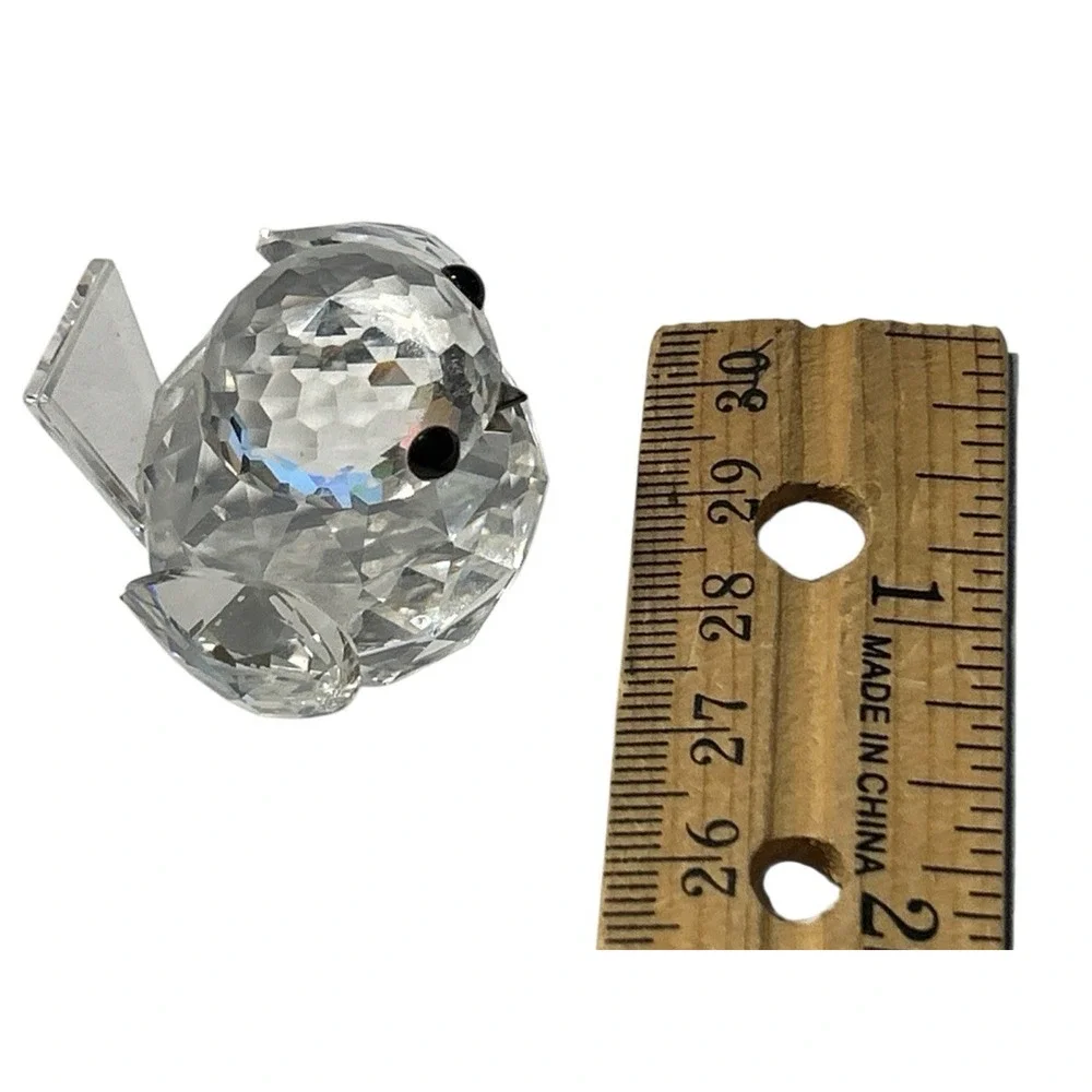 Swarovski Crystal *Sparrow * Mint Retired Frosted Metal Beak 1.5